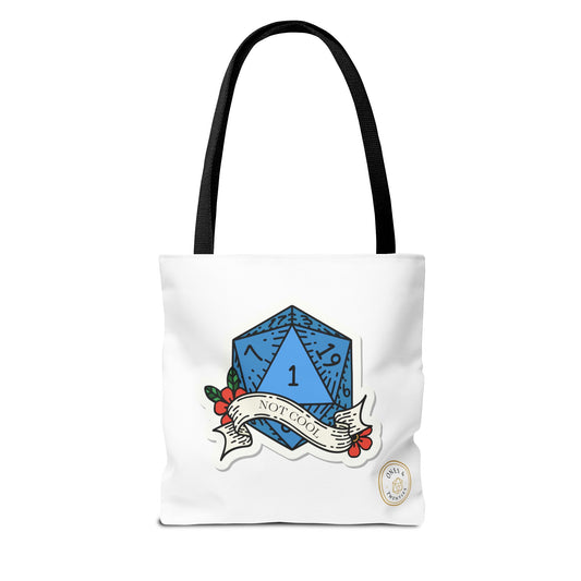 Ones & Twenties D&D Tote Bag – Geeky Gamer Carry-All for Tabletop Adventures