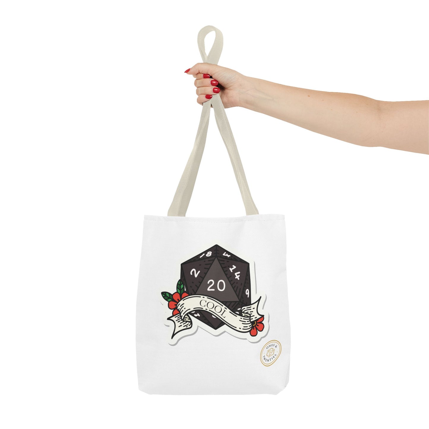 Ones & Twenties D&D Tote Bag – Geeky Gamer Carry-All for Tabletop Adventures