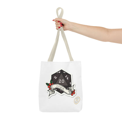 Ones & Twenties D&D Tote Bag – Geeky Gamer Carry-All for Tabletop Adventures
