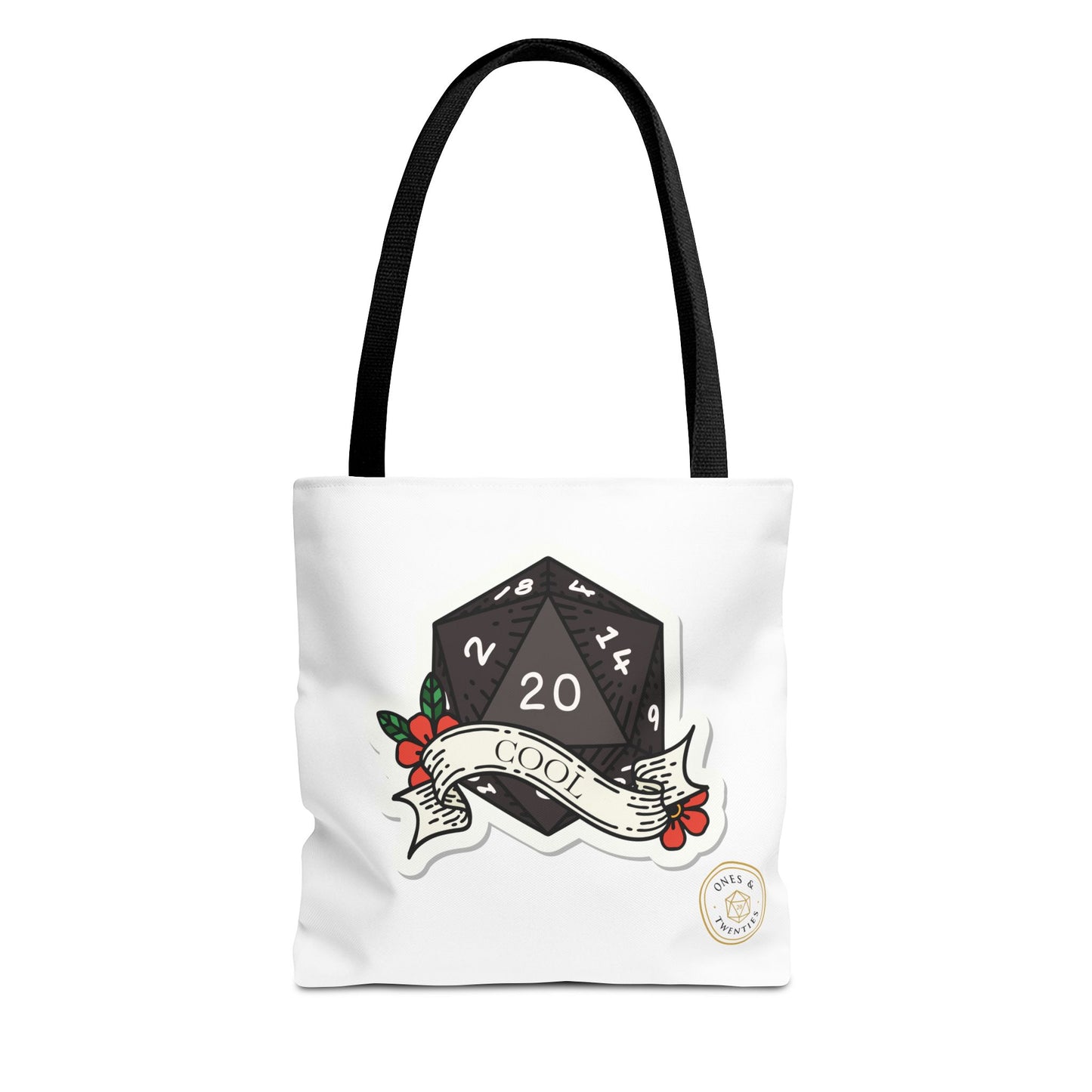 Ones & Twenties D&D Tote Bag – Geeky Gamer Carry-All for Tabletop Adventures