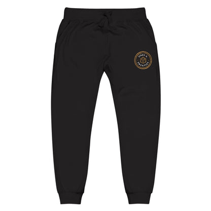 Ones & Twenties Emblem Embroidered Fleece Sweatpants – Unisex Gamer Loungewear