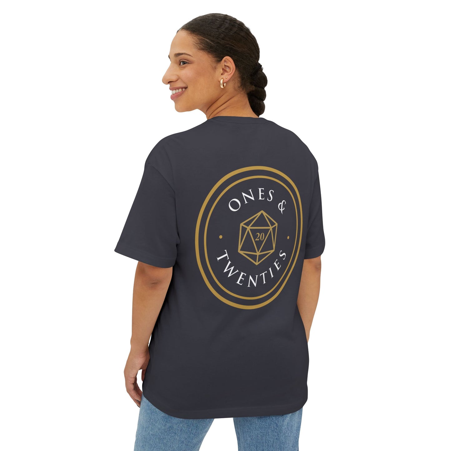 Ones & Twenties Oversized Boxy Tee – Unisex Streetwear Fit