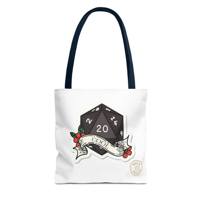 Ones & Twenties D&D Tote Bag – Geeky Gamer Carry-All for Tabletop Adventures