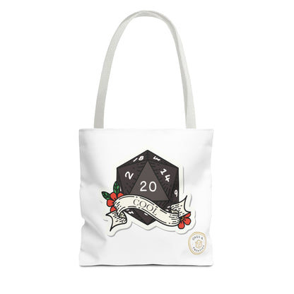 Ones & Twenties D&D Tote Bag – Geeky Gamer Carry-All for Tabletop Adventures