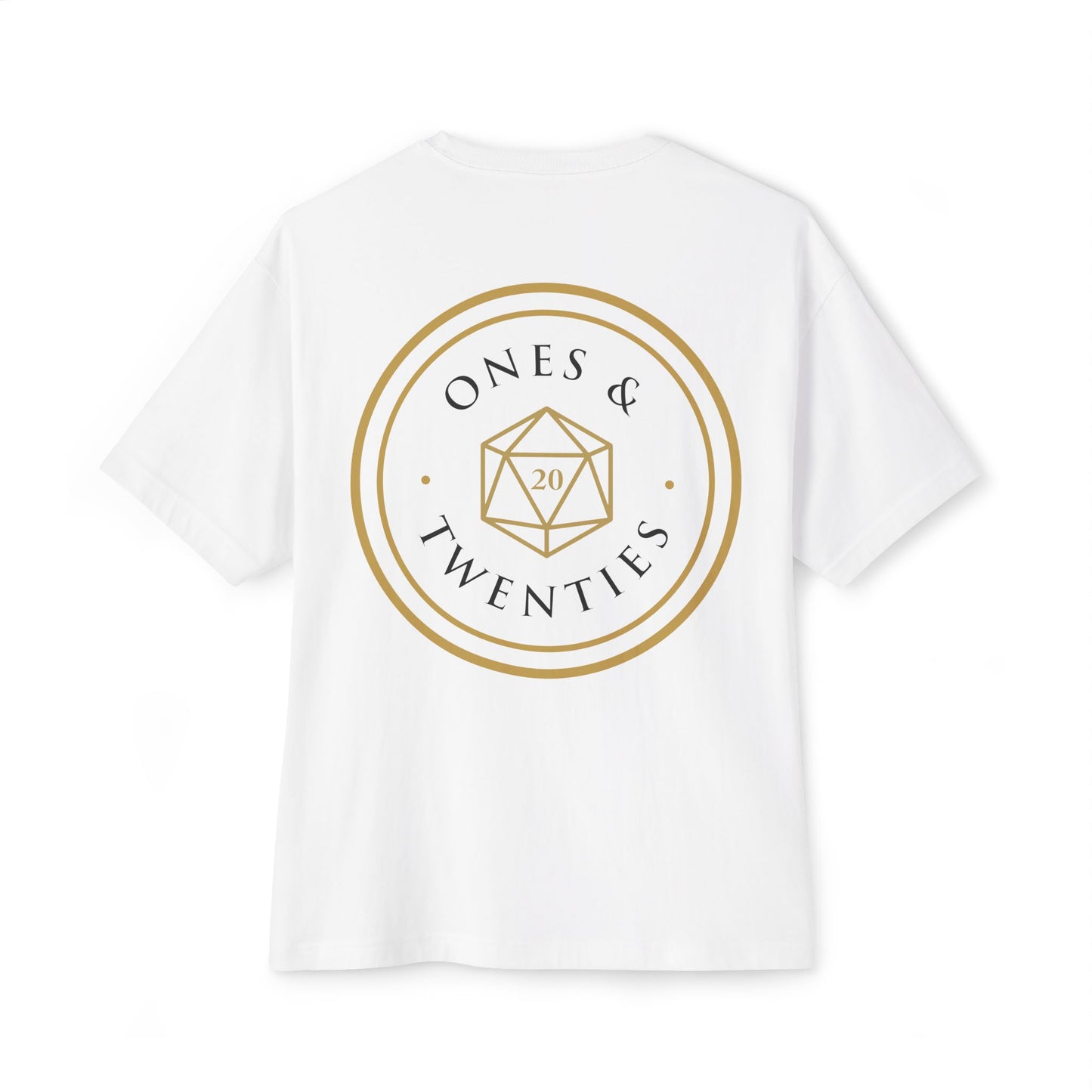 Ones & Twenties Oversized Boxy Tee – Unisex Streetwear Fit
