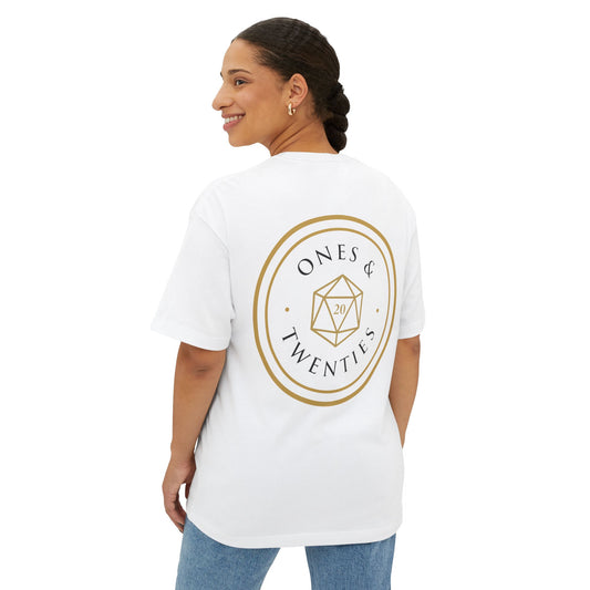 Ones & Twenties Oversized Boxy Tee – Unisex Streetwear Fit