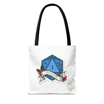 Ones & Twenties D&D Tote Bag – Geeky Gamer Carry-All for Tabletop Adventures