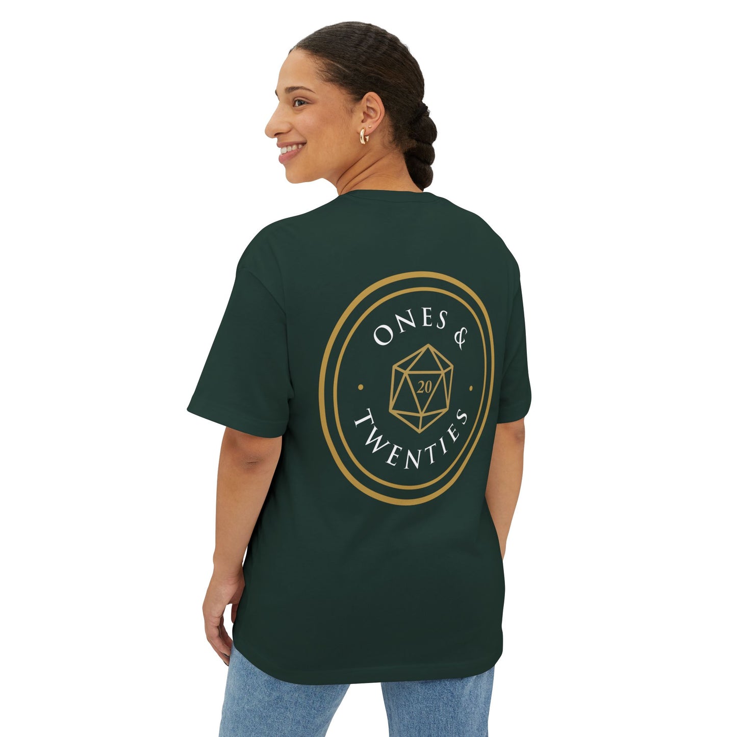 Ones & Twenties Oversized Boxy Tee – Unisex Streetwear Fit