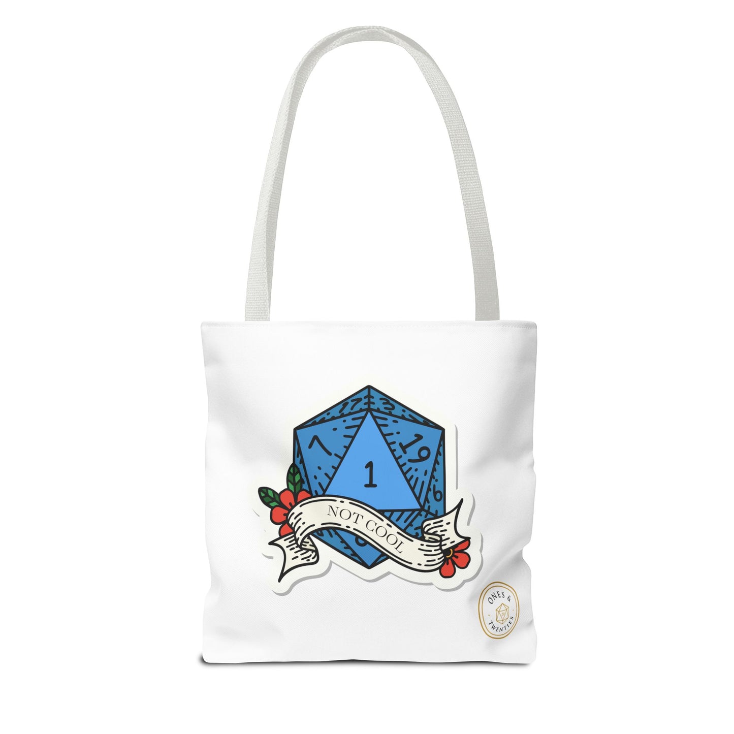 Ones & Twenties D&D Tote Bag – Geeky Gamer Carry-All for Tabletop Adventures
