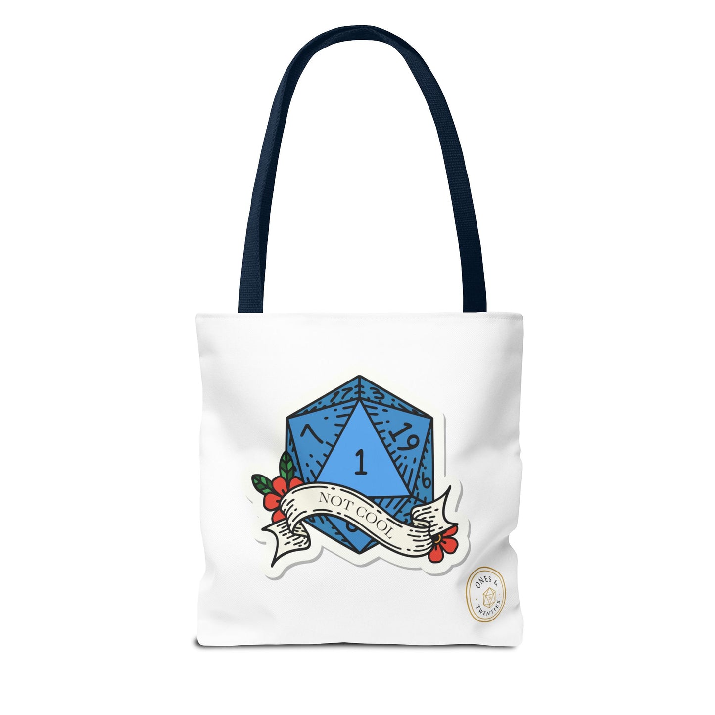 Ones & Twenties D&D Tote Bag – Geeky Gamer Carry-All for Tabletop Adventures
