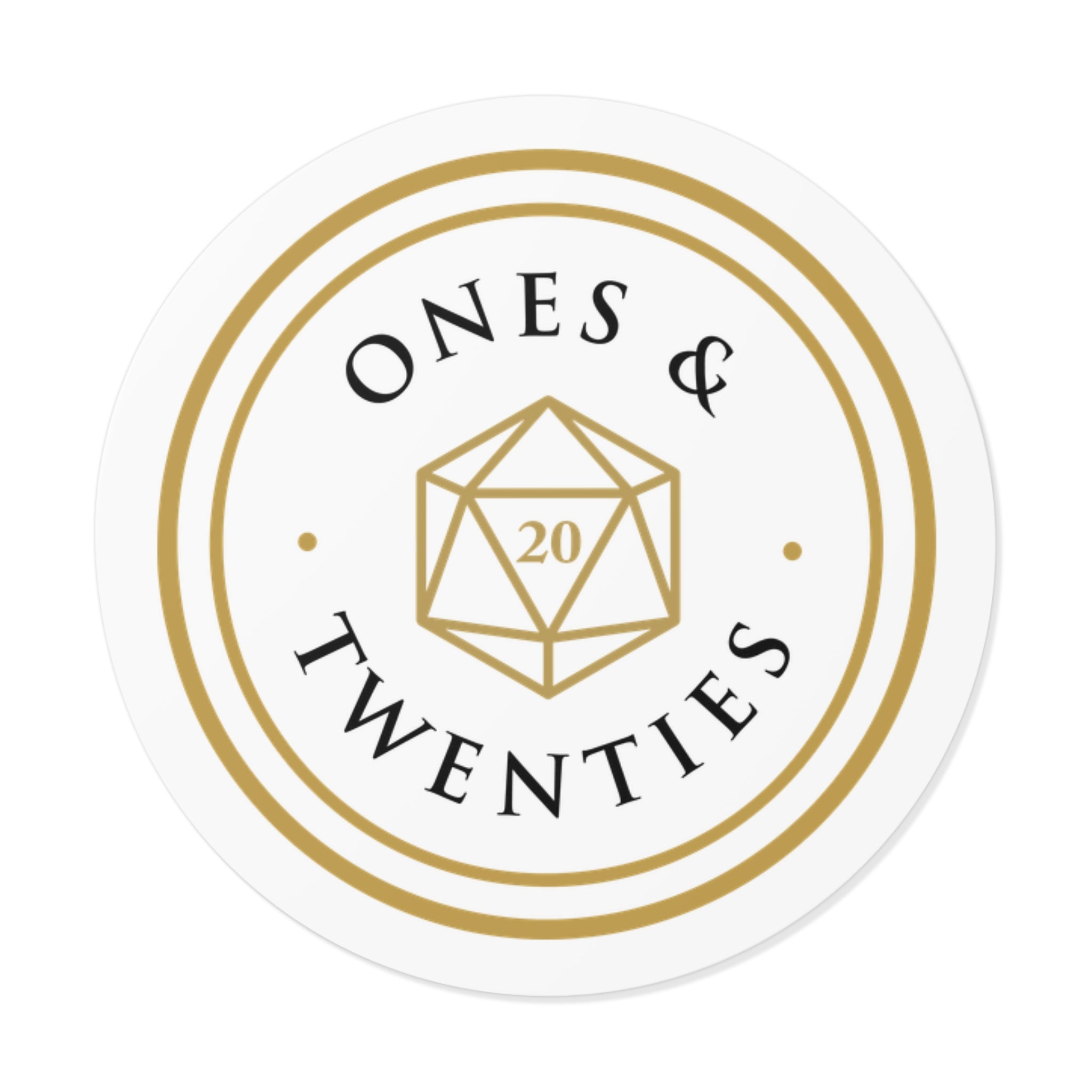 Cheers to the Twenties Stickers | RPG Vinyl Decals – Ones&Twenties