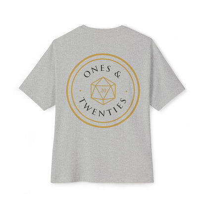Ones & Twenties Oversized Boxy Tee – Unisex Streetwear Fit